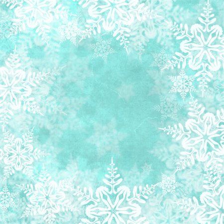 simsearch:400-05733692,k - Christmas blue background with snowflakes Stock Photo - Budget Royalty-Free & Subscription, Code: 400-05750654
