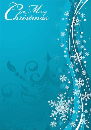 simsearch:400-05374105,k - Christmas background with tree and snowflake, element for design, vector illustration Stock Photo - Budget Royalty-Free & Subscription, Code: 400-05752388