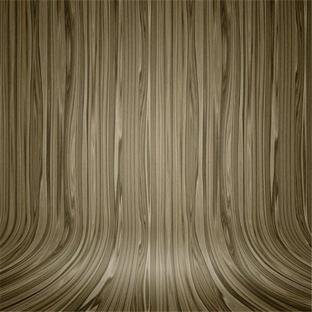 dark wood floor with wall - An image of a beautiful wooden background curved Stock Photo - Budget Royalty-Free & Subscription, Code: 400-05752810