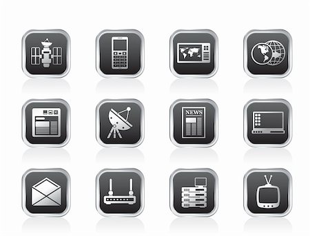 Communication and Business Icons - Vector Icon Set Stock Photo - Budget Royalty-Free & Subscription, Code: 400-05753374