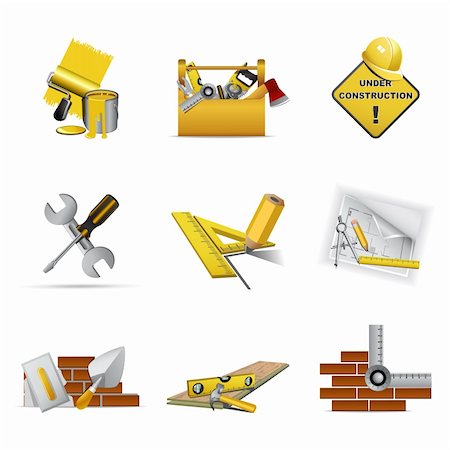 simsearch:400-03947919,k - Construction tools Stock Photo - Budget Royalty-Free & Subscription, Code: 400-05877129