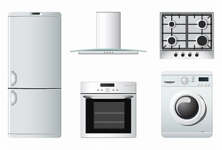 simsearch:400-04790475,k - Household appliances | Kitchen Stock Photo - Budget Royalty-Free & Subscription, Code: 400-05877141