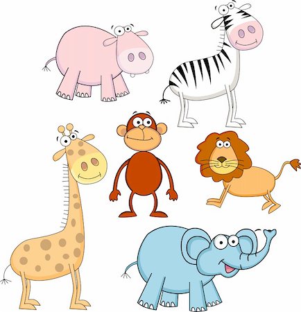 simsearch:400-04382902,k - Animal cartoon illustration Stock Photo - Budget Royalty-Free & Subscription, Code: 400-05877252