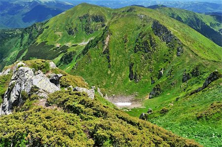 Rocks in Marmarosy. Carpathians. Ukraine. Zakarpattya. Romanian border Stock Photo - Budget Royalty-Free & Subscription, Code: 400-05878182