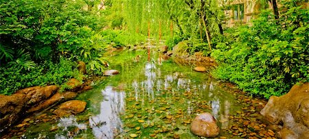 the fountain of an house ,nature of the park. Stock Photo - Budget Royalty-Free & Subscription, Code: 400-05884533