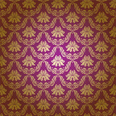 simsearch:400-05888512,k - Seamless floral pattern. Flowers on a purple background. EPS 10 Stock Photo - Budget Royalty-Free & Subscription, Code: 400-05885209