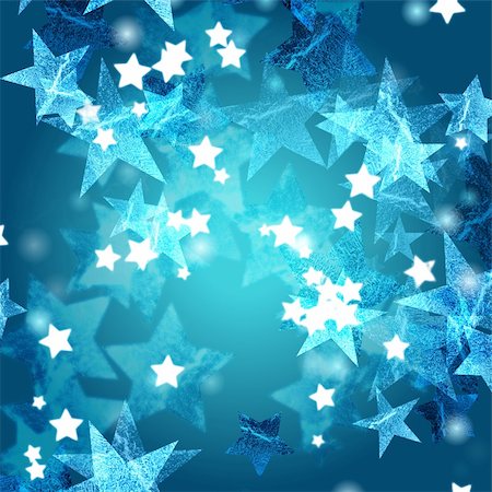 simsearch:400-05006261,k - blue and white stars over azure background Stock Photo - Budget Royalty-Free & Subscription, Code: 400-05885626