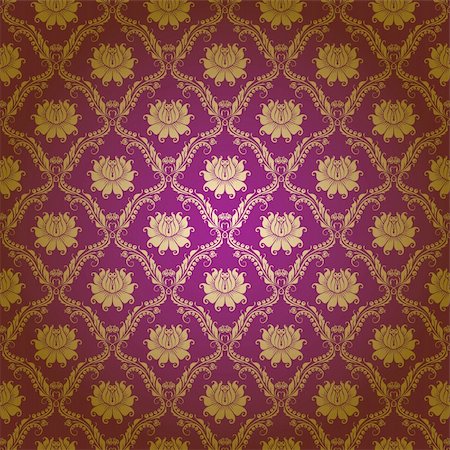 simsearch:400-05888512,k - Seamless floral pattern. Flowers on a purple background. EPS 10 Stock Photo - Budget Royalty-Free & Subscription, Code: 400-05888516