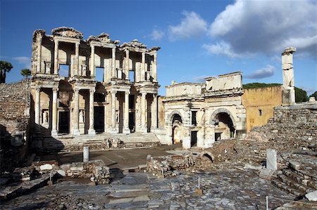 simsearch:400-06642892,k - Library of Celsus, ruins of ancient  Ephesus,  Turkey Stock Photo - Budget Royalty-Free & Subscription, Code: 400-05888565