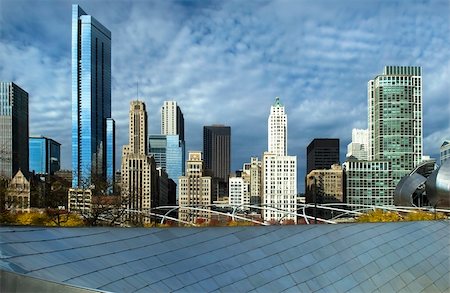 simsearch:400-04198862,k - beautiful view of the skyscrapers of Chicago Stock Photo - Budget Royalty-Free & Subscription, Code: 400-05888850
