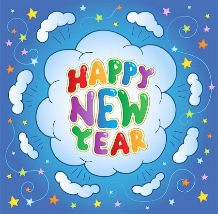simsearch:400-05880757,k - Happy New Year theme 2 - vector illustration. Stock Photo - Budget Royalty-Free & Subscription, Code: 400-05880777
