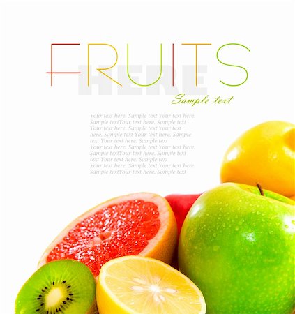 simsearch:400-04716078,k - Big assortment of fruits as a background Stock Photo - Budget Royalty-Free & Subscription, Code: 400-05880931