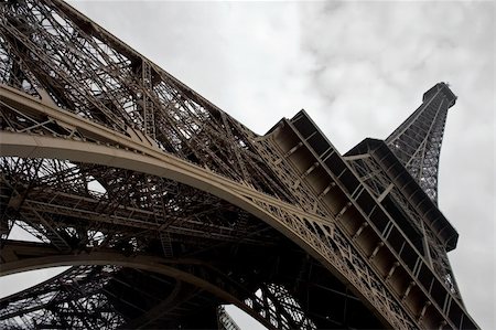 simsearch:400-04974897,k - Autumn in Paris. Eiffel tower at wide angle. Stock Photo - Budget Royalty-Free & Subscription, Code: 400-05881807