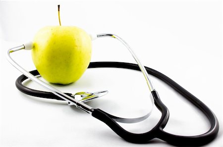 food specialist - Une pomme par jour tient le médecin immédiatement Photographie de stock - Aubaine LD & Abonnement, Code: 400-05883966