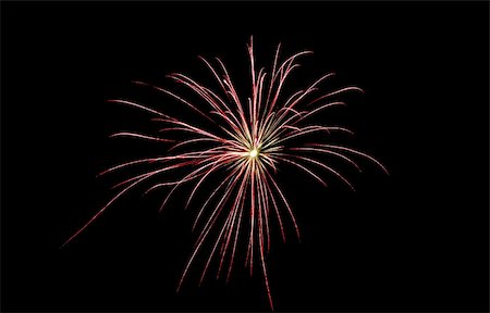 simsearch:400-04219011,k - an red firework explosion in the night sky Stock Photo - Budget Royalty-Free & Subscription, Code: 400-05895223