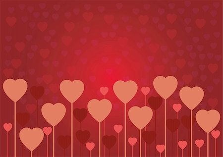 simsearch:400-05897213,k - Abstract red Valentine love card or background Stock Photo - Budget Royalty-Free & Subscription, Code: 400-05896012