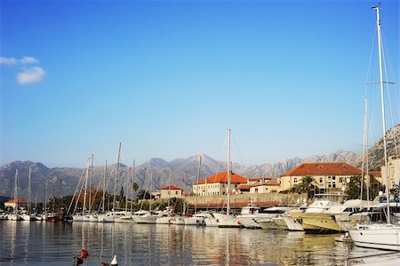 simsearch:400-05896461,k - A lot of yachts in Kotor harbor, Montenegro Stock Photo - Budget Royalty-Free & Subscription, Code: 400-05896464