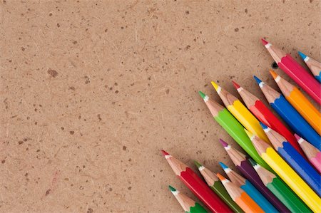 simsearch:400-04046903,k - Color pencils Stock Photo - Budget Royalty-Free & Subscription, Code: 400-05897198