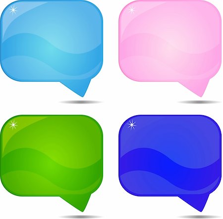 simsearch:400-04326432,k - Abstract glossy speech bubble vector background eps 10 Stock Photo - Budget Royalty-Free & Subscription, Code: 400-05897533
