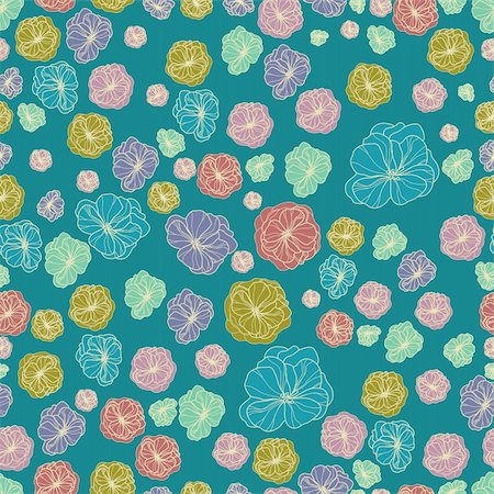 simsearch:400-04411448,k - Vector seamless vintage floral botany pattern Stock Photo - Budget Royalty-Free & Subscription, Code: 400-05899024