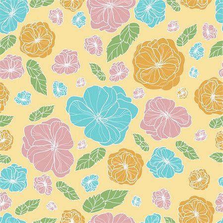 simsearch:400-04411448,k - Vector seamless vintage floral botany pattern Stock Photo - Budget Royalty-Free & Subscription, Code: 400-05899033