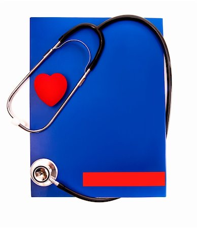simsearch:400-07222508,k - stethoscope and a red heart over a white background Photographie de stock - Aubaine LD & Abonnement, Code: 400-05891330