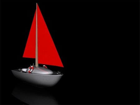 simsearch:400-05124606,k - ship. 3D yacht sport icon Stock Photo - Budget Royalty-Free & Subscription, Code: 400-05893711