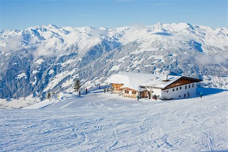 simsearch:400-04747906,k - the alpine skiing resort in Austria Zillertal Stock Photo - Budget Royalty-Free & Subscription, Code: 400-05904884