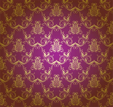 simsearch:400-05879441,k - Seamless floral pattern. Flowers on a purple background. EPS 10 Stock Photo - Budget Royalty-Free & Subscription, Code: 400-05907423