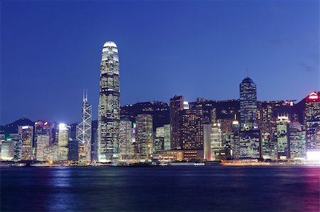 Hong Kong Skyline Stock Photo - Budget Royalty-Free & Subscription, Code: 400-05908521