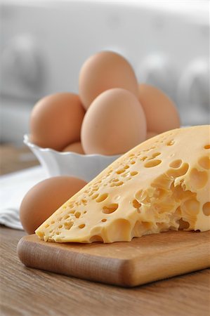 dairy eggs milk cheese - eggs with cheese Stock Photo - Budget Royalty-Free & Subscription, Code: 400-05901889