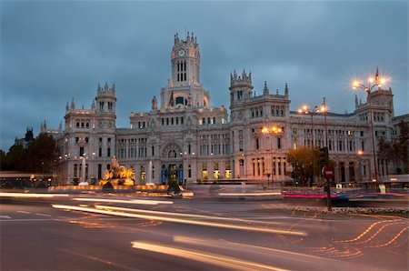 simsearch:400-06924255,k - urban landscape of the night in Madrid, Spain Stock Photo - Budget Royalty-Free & Subscription, Code: 400-05902097