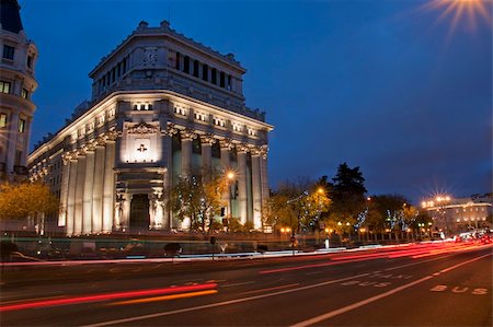 simsearch:400-06924255,k - urban landscape of the night in Madrid, Spain Stock Photo - Budget Royalty-Free & Subscription, Code: 400-05902099