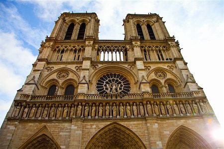simsearch:400-06138816,k - Detail of gothic Cathedral of Notre Dame in Paris Photographie de stock - Aubaine LD & Abonnement, Code: 400-05902894