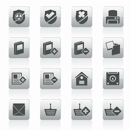 simsearch:400-04274313,k - Internet and Website buttons and icons -  Vector icon set Stock Photo - Budget Royalty-Free & Subscription, Code: 400-05914389