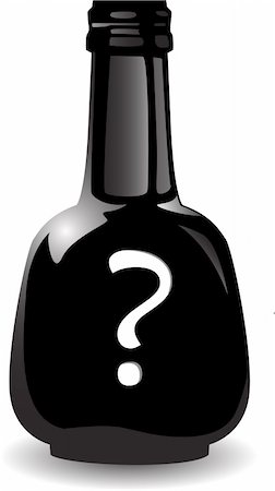 simsearch:400-05713485,k - the vector black bottle of the poison Stock Photo - Budget Royalty-Free & Subscription, Code: 400-05914891