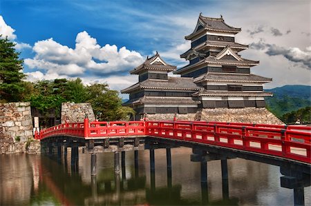 simsearch:400-06640469,k - Beautiful medieval castle Matsumoto in the eastern Honshu, Japan Stock Photo - Budget Royalty-Free & Subscription, Code: 400-05915367
