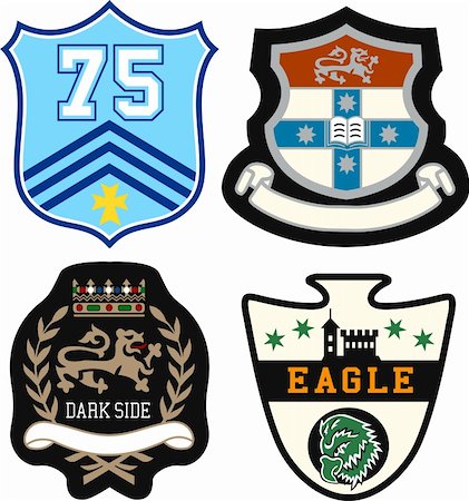 emblem badge set Stock Photo - Budget Royalty-Free & Subscription, Code: 400-05917457