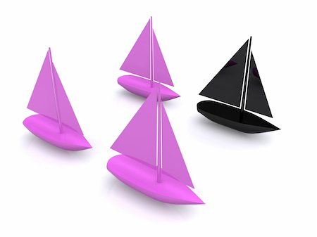 simsearch:400-05124606,k - ship. 3D yacht sport icon Stock Photo - Budget Royalty-Free & Subscription, Code: 400-05912597