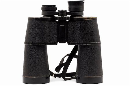 Binoculars on a white background Stock Photo - Budget Royalty-Free & Subscription, Code: 400-05920461