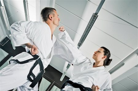 An image of two martial arts fighters Stock Photo - Budget Royalty-Free & Subscription, Code: 400-05923864