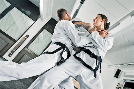 simsearch:400-05908874,k - An image of two martial arts fighters Stock Photo - Budget Royalty-Free & Subscription, Code: 400-05923867