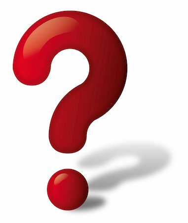 query - Red question mark with shadow Stock Photo - Budget Royalty-Free & Subscription, Code: 400-05939169