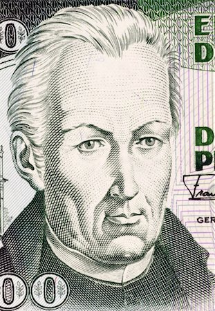 Jose Celestino Mutis (1732-1808) on 200 Pesos Oro 1992 Banknote from Colombia. Spanish botanist and mathematician. Foto de stock - Super Valor sin royalties y Suscripción, Código: 400-06068352