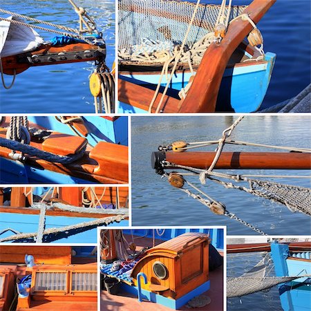 simsearch:400-05254289,k - mixed collage of details of an old sailboat Stock Photo - Budget Royalty-Free & Subscription, Code: 400-06069168