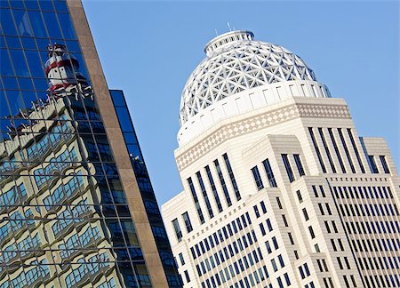 Building composition - center of Louisville, Kentucky, USA Stock Photo - Budget Royalty-Free & Subscription, Code: 400-06060032