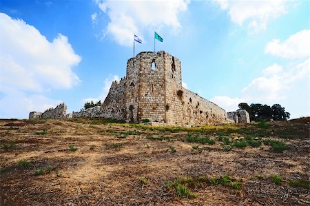 simsearch:400-06642892,k - The Ruins of a Medieval Fortress in Israel Stock Photo - Budget Royalty-Free & Subscription, Code: 400-06074200