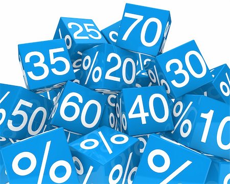 blue sale cubes mountain with white percent Stock Photo - Budget Royalty-Free & Subscription, Code: 400-06078982