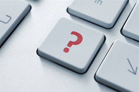 query - Question button on the keyboard. Toned Image. Stock Photo - Budget Royalty-Free & Subscription, Code: 400-06070150