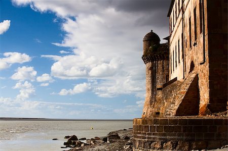 Detail of Mont Saint Michel in France Stock Photo - Budget Royalty-Free & Subscription, Code: 400-06071797